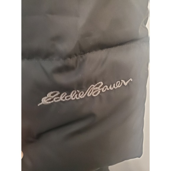 Eddie Bauer Down Filled Puffer Coat Long with Fur Hood Women Size Medium - Picture 3 of 5